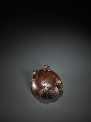 Lot 19 - A BRONZE ‘LUDUAN’ CENSER, EARLY QING DYNASTY