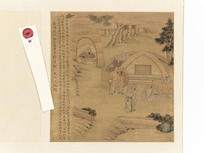 Lot 541 - ‘ANECDOTES FROM THE LIFE OF CONFUCIUS’, AFTER QIU YING (1494-1552) AND WEN ZHENGMING (1470-1559), QING DYNASTY