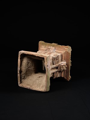 Lot 209 - A TERRACOTTA VOTIVE TEMPLE, CHANDI, EASTERN JAVA, 13TH-14TH CENTURY