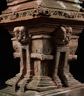 Lot 209 - A TERRACOTTA VOTIVE TEMPLE, CHANDI, EASTERN