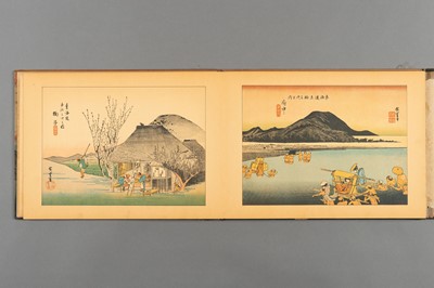 Lot 1084 - A PRINT ALBUM OF THE 53 STATIONS OF THE