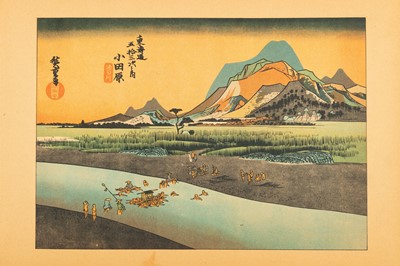 Lot 1084 - A PRINT ALBUM OF THE 53 STATIONS OF THE