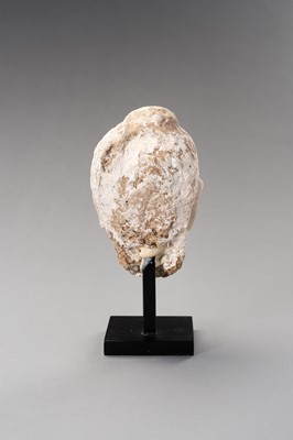 Lot 1138 - A STUCCO HEAD OF BUDDHA, GANDHARA
