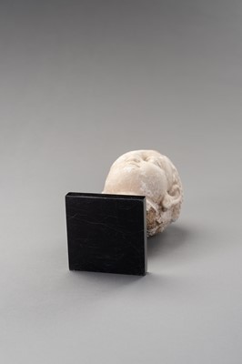 Lot 1138 - A STUCCO HEAD OF BUDDHA, GANDHARA