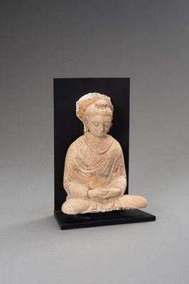 【gandhara】 Lot 1137 - A STUCCO FIGURE OF BUDDHA, GANDHARA