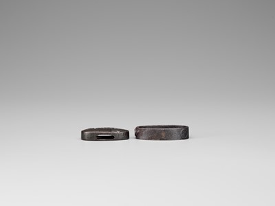 Lot 651 - TOSHINAGA: A FUCHI AND KASHIRA WITH KANZAN