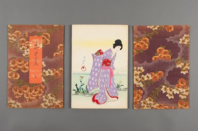 Lot 1083 - CHIKANOBU YOSHU: AN ALBUM OF WOOD BLOCK PRINTS, 1896