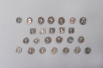 Lot 1145 - A GROUP OF 25 INDO-GREEK SILVER COINS