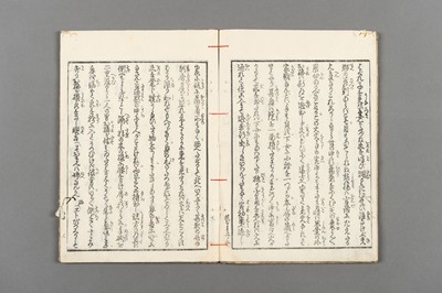 Lot 1087 - A SET OF THREE SHUNGA WOOD BLOCK PRINT ALBUMS, 19th CENTURY