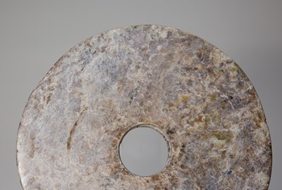 Lot 757 - A JADE DISK, BI, LIANGZHU CULTURE