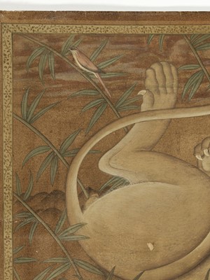 Lot 264 - ‘LION AT REST’, MUGHAL EMPIRE