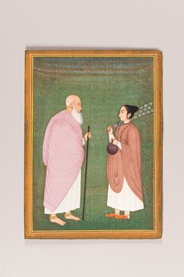 Lot 721 - A FINE INDIAN MINIATURE PAINTING