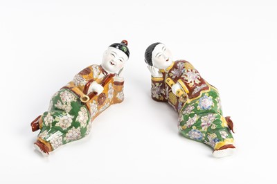 Lot 921 - A PAIR OF CHINESSE PORCELAIN FIGURES – REPUBLIC PERIOD