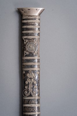 Lot 1234 - A BURMESE DHA SWORD, 19TH CENTURY