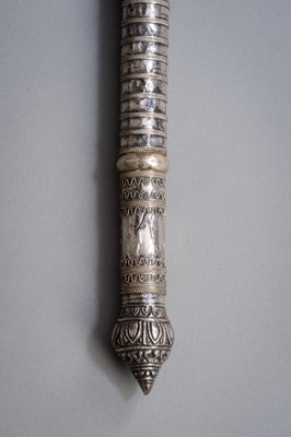 Lot 1234 - A BURMESE DHA SWORD, 19TH CENTURY