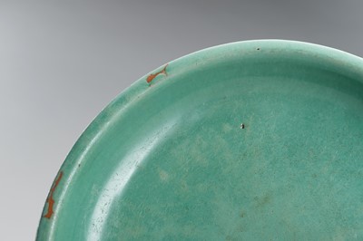 Lot 789 - A RARE CELADON PORCELAIN CHARGER