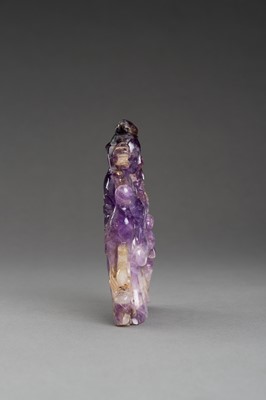 Lot 110 - AN AMETHYST GROUP OF MAGU, 1900s