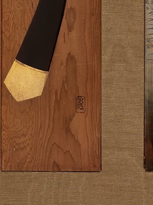Lot 208 - SADAATSU: A FINE ZESHIN-SCHOOL SET OF FIVE LACQUER TANZAKU (POEM CARDS) WITH FIVE FESTIVALS OF JAPAN