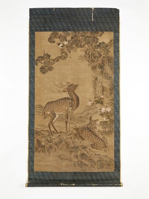 Lot 561 - ‘DEER AND PINE’, 17TH-18TH CENTURY OR EARLIER