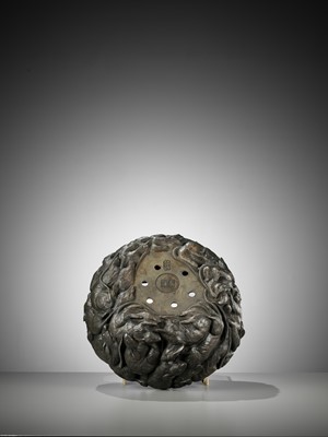 Lot 58 - YOSHITANI: A MASSIVE AND HIGHLY UNUSUAL BRONZE JARDINIÈRE DEPICTING A NEST OF RATS