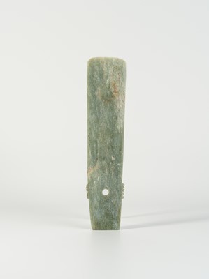 Lot 787 - A JADE CEREMONIAL BLADE, GUI, QIJIA