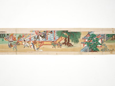 Lot 1284 - AN EMAKI HANDSCROLL DEPICTING THE NOCTURNAL PROCESSION OF THE HUNDRED DEMONS, HYAKKI YAGYO