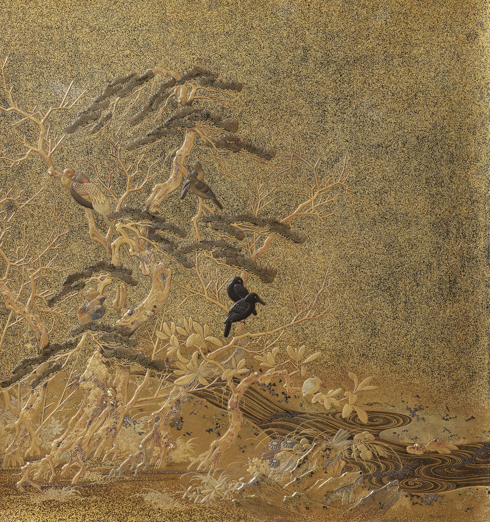 素晴らしい - 27 Lot A BOX) (WRITING SUZURIBAKO LACQUER SUPERB 芸術写真