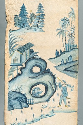 Lot 431 - A SET OF ELEVEN WALLPAPERS, 1920s