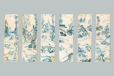 Lot 431 - A SET OF ELEVEN WALLPAPERS, 1920s