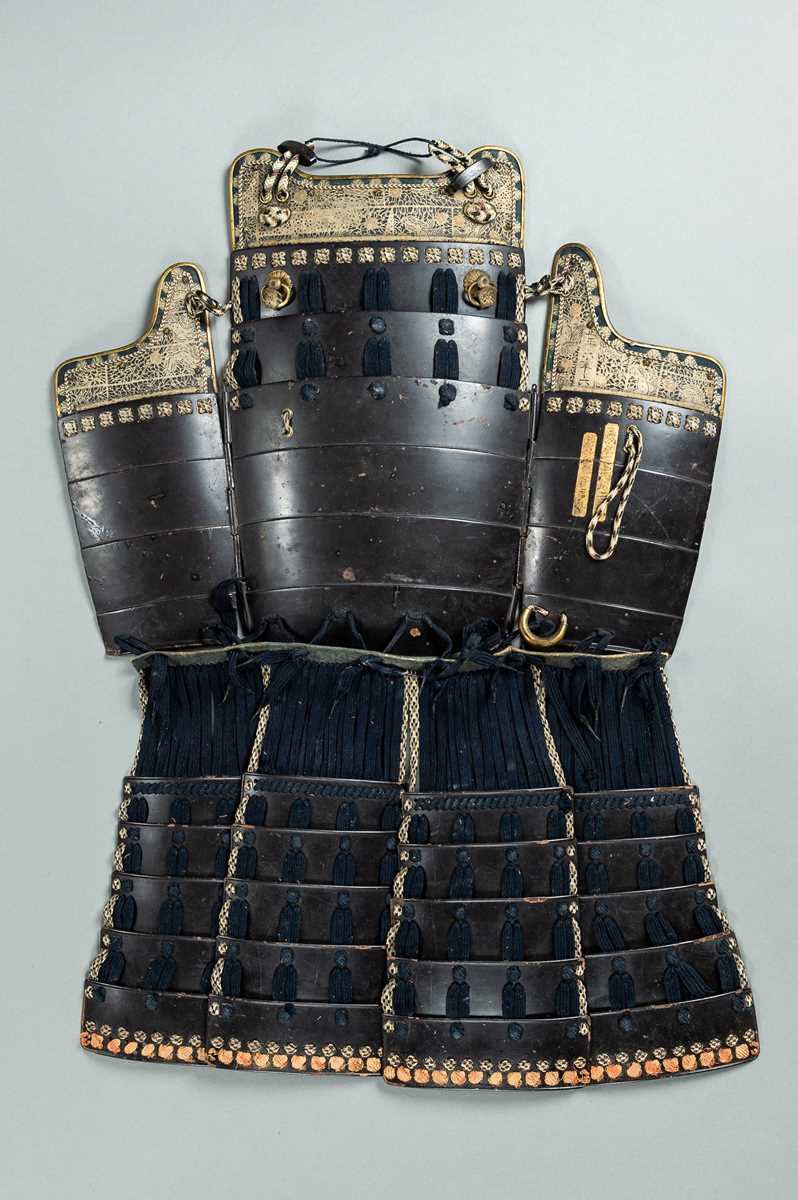 Lot 391 - A YOKOHAGI OKEGAWA DO, CHEST ARMOR, DATED