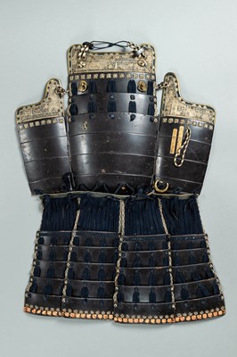 Lot 391 - A YOKOHAGI OKEGAWA DO, CHEST ARMOR, DATED 1854