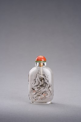 Lot 476 - AN INSIDE-PAINTED GLASS SNUFF BOTTLE, BY YAN YUTIAN, DATED 1888