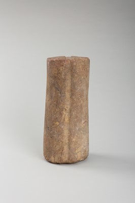 Lot 1268 - A BACTRIAN LIMESTONE COLUMN IDOL, LATE 3RD TO EARLY 2ND MILLENNIUM BC