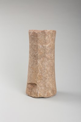 Lot 1270 - A BACTRIAN LIMESTONE COLUMN IDOL, LATE 3RD TO EARLY 2ND MILLENNIUM BC