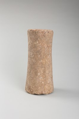 Lot 1270 - A BACTRIAN LIMESTONE COLUMN IDOL, LATE 3RD TO EARLY 2ND MILLENNIUM BC