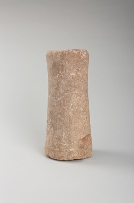 Lot 1270 - A BACTRIAN LIMESTONE COLUMN IDOL, LATE 3RD TO EARLY 2ND MILLENNIUM BC