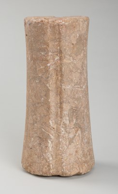 Lot 1270 - A BACTRIAN LIMESTONE COLUMN IDOL, LATE 3RD TO EARLY 2ND MILLENNIUM BC