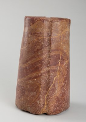 Lot 1269 - A BACTRIAN MARLY SANDSTONE COLUMN IDOL, LATE 3RD TO EARLY 2ND MILLENNIUM BC