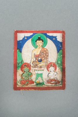 Lot 254 - A GROUP OF EIGHT TSAKALI THANGKAS