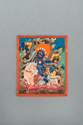 Lot 254 - A GROUP OF EIGHT TSAKALI THANGKAS