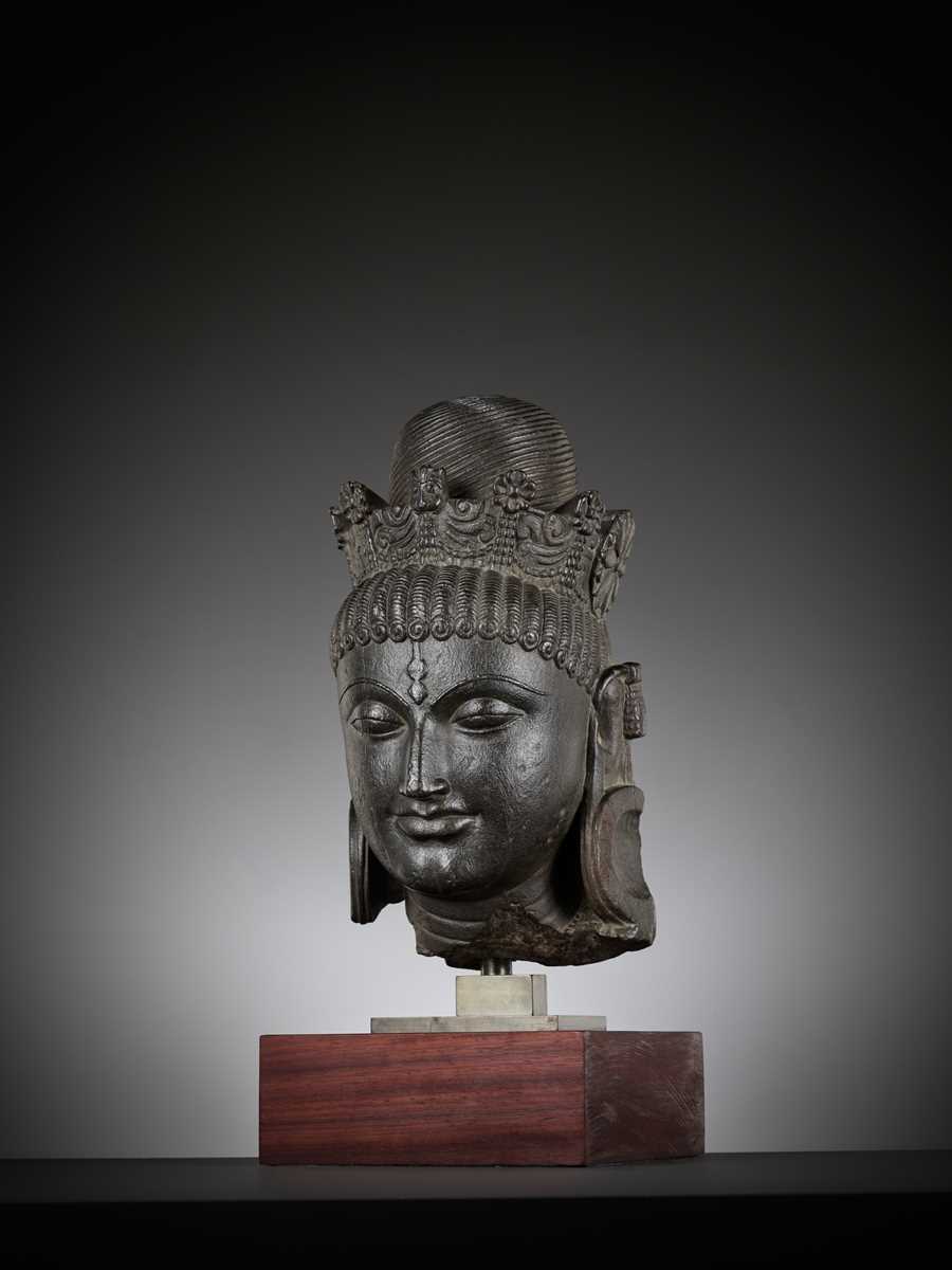 Lot 239 AN IMPORTANT AND MONUMENTAL BLACK STONE HEAD