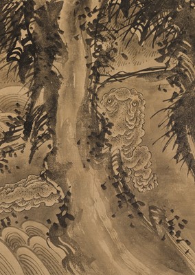 SOGA SHOHAKU (1730-1781): AN IMPORTANT SET OF FIVE SCROLL PAINTINGS WITH BIRDS OF PREY