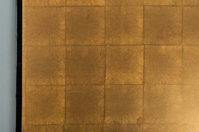Lot 1245 - A PAIR OF TWO PANEL ‘GOLD LEAF’ SCREENS, EDO