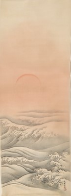 Lot 299 - ‘RISING SUN OVER THE OCEAN’, AFTER HASHIMOTO GAHO