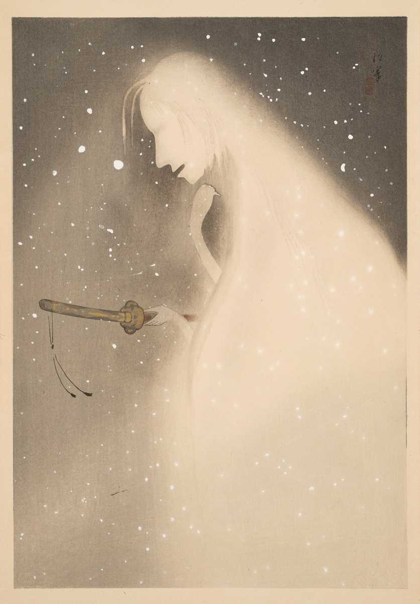 Lot 100 - UEMURA SHOEN (1875-1949), THE SNOW WOMAN