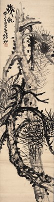 Lot 384 - ‘PINE TREES’, BY SUN SONG (1882-1962), DATED 1924