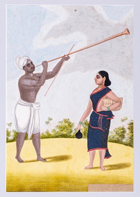 Lot 700 - AN INDIAN COMPANY SCHOOL PAINTING, 1790-1800