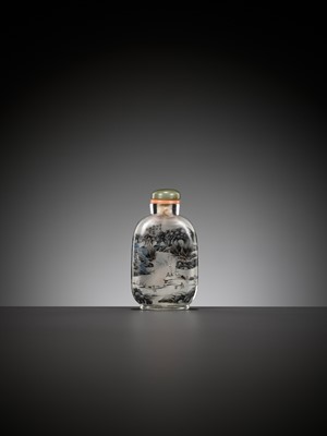 Lot 53 - AN INSIDE-PAINTED GLASS SNUFF BOTTLE BY CHEN ZHONGSAN, DATED 1911