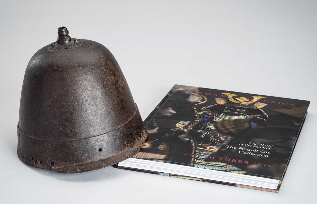 Lot 1308 - A ‘KOREAN’ IRON HELMET, MOMOYAMA