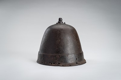 Lot 1308 - A ‘KOREAN’ IRON HELMET, MOMOYAMA